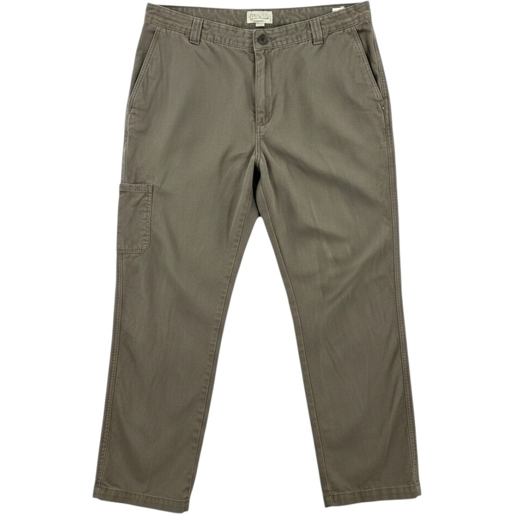 Ocean Coast Mens Utility Carpenter‎ Pants Green Khaki 38x30